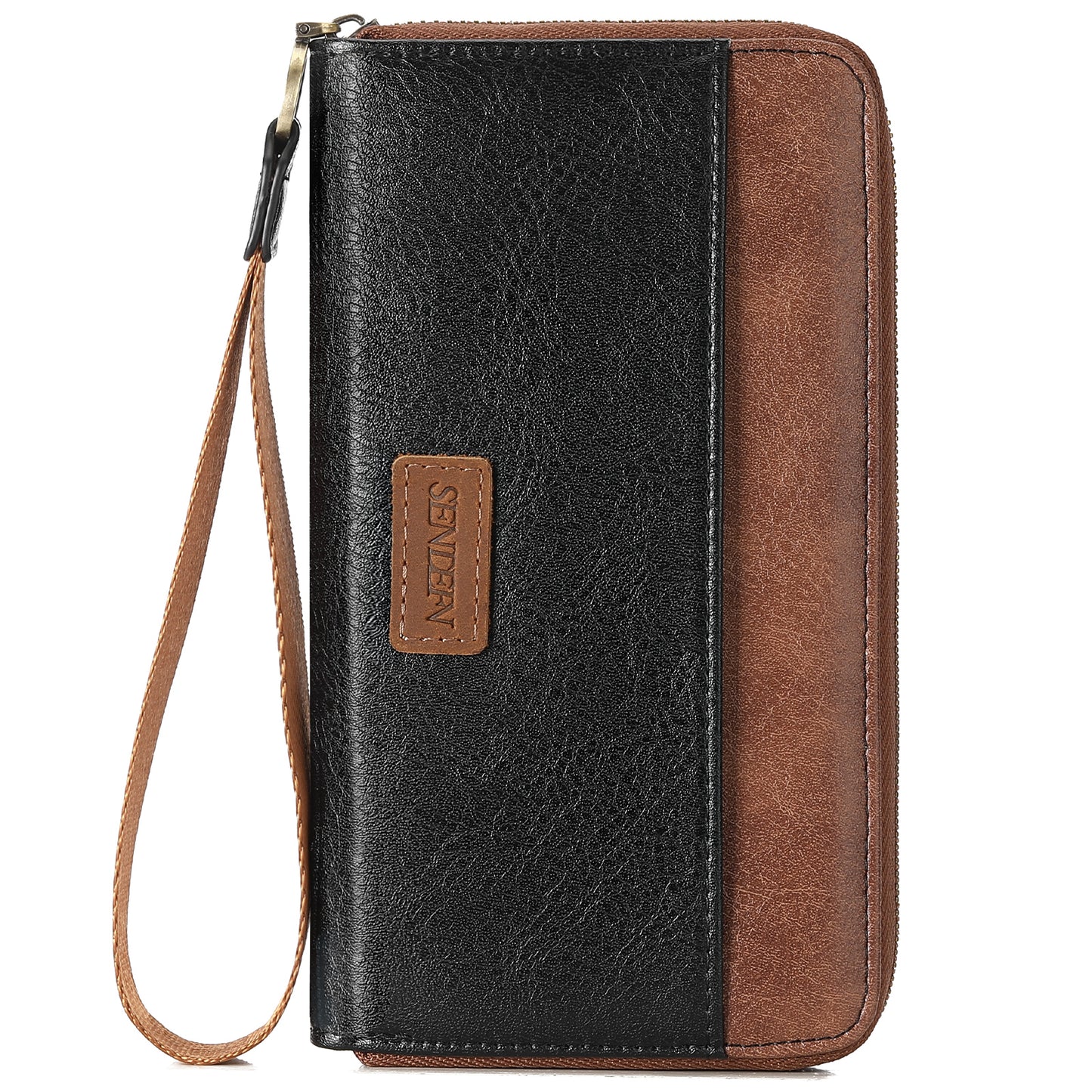SENDEFN Wallet for Women Clutch Zip Around Credit Card Holder Leather Women's Wallet Large Capacity