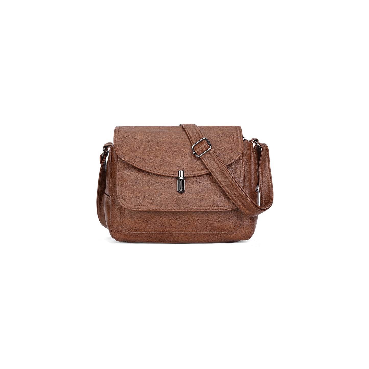 SENDEFN Crossbody Purses for Women Trendy Soft Leather Medium Handbags and Multi Pocket Shoulder Bag