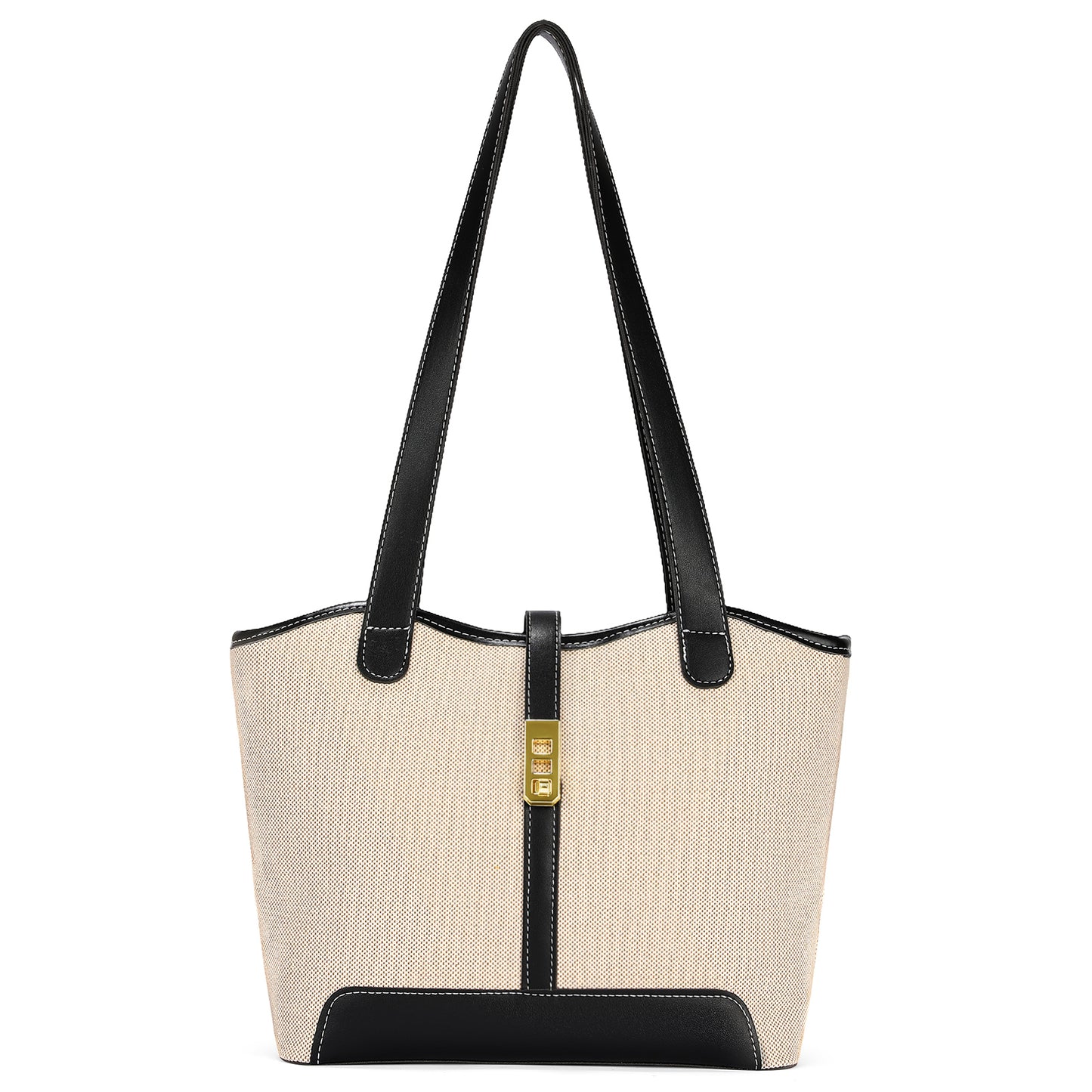 SENDEFN Women's Canvas Shoulder Bags Retro Casual Handbags Work Bag Tote Purses