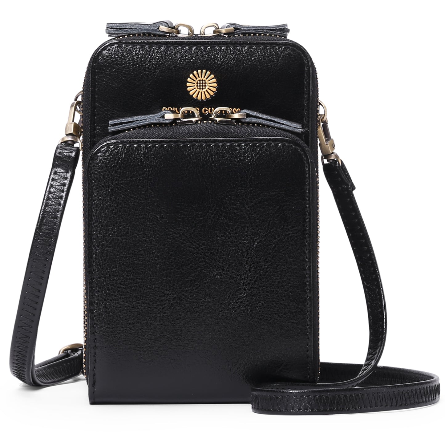 Sendefn Small Crossbody cell Phone Purse for women,RFID Blocking Mini Shoulder Handbag Leather Wallet with Credit Card Slots