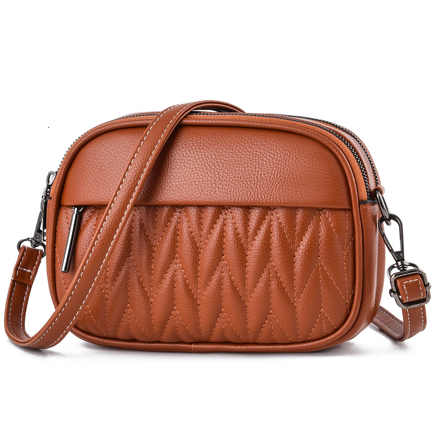 Sendefn Small Crossbody Bag for Women,Leather Shoulder Handbags,,Wallet Satchel Purse with Adjustable Strap