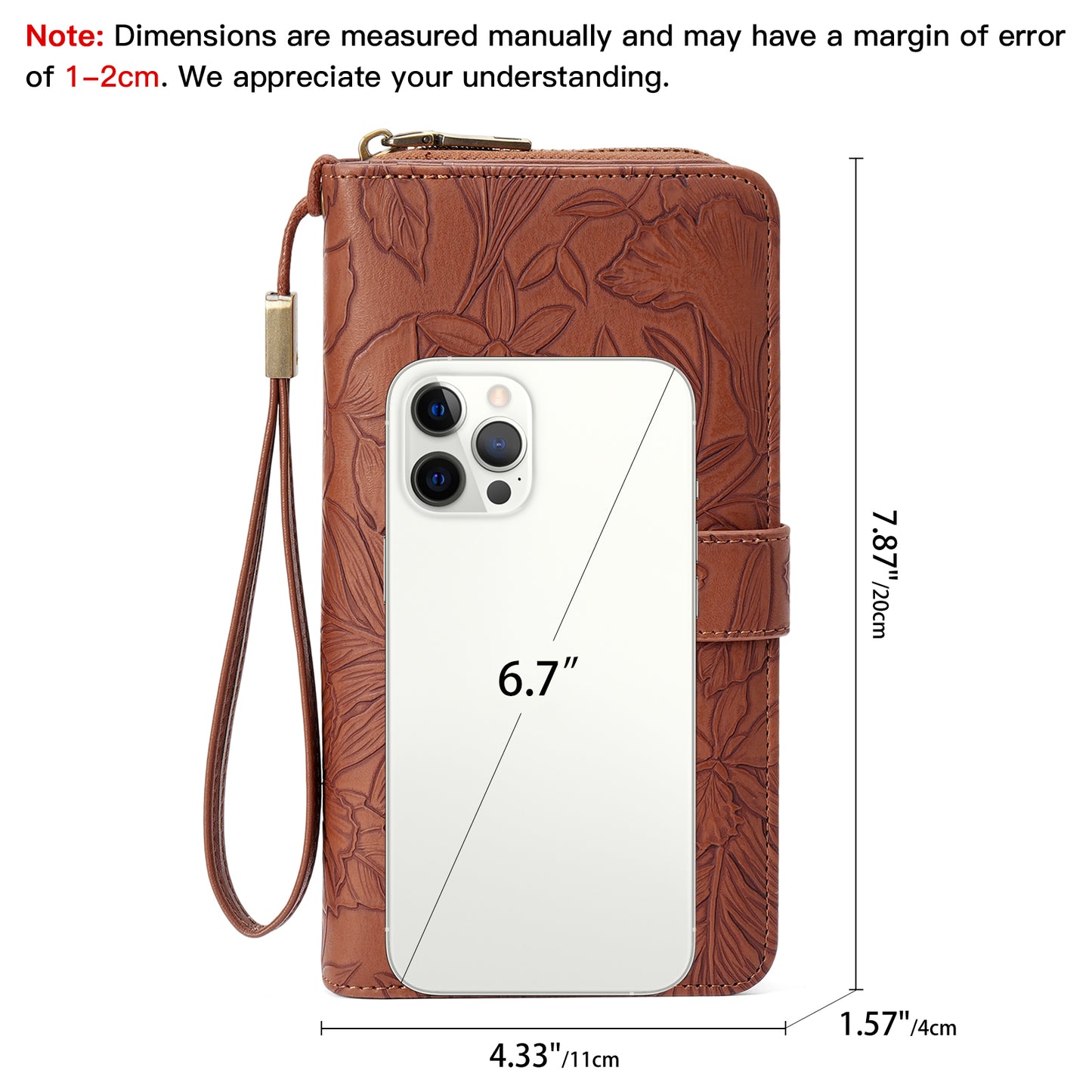 SENDEFN Womens Wallet Rfid Vegan Leather Multi Card Slots Wallets Large Capacity Wristlet Travel Purse for Women