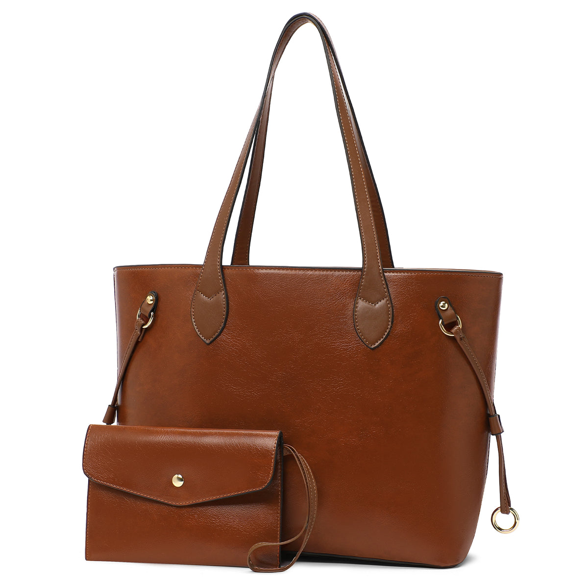 SENDEFN Tote Bags with Zipper Leather Purses and Handbags for Women Large Hobo Shoulder Bag
