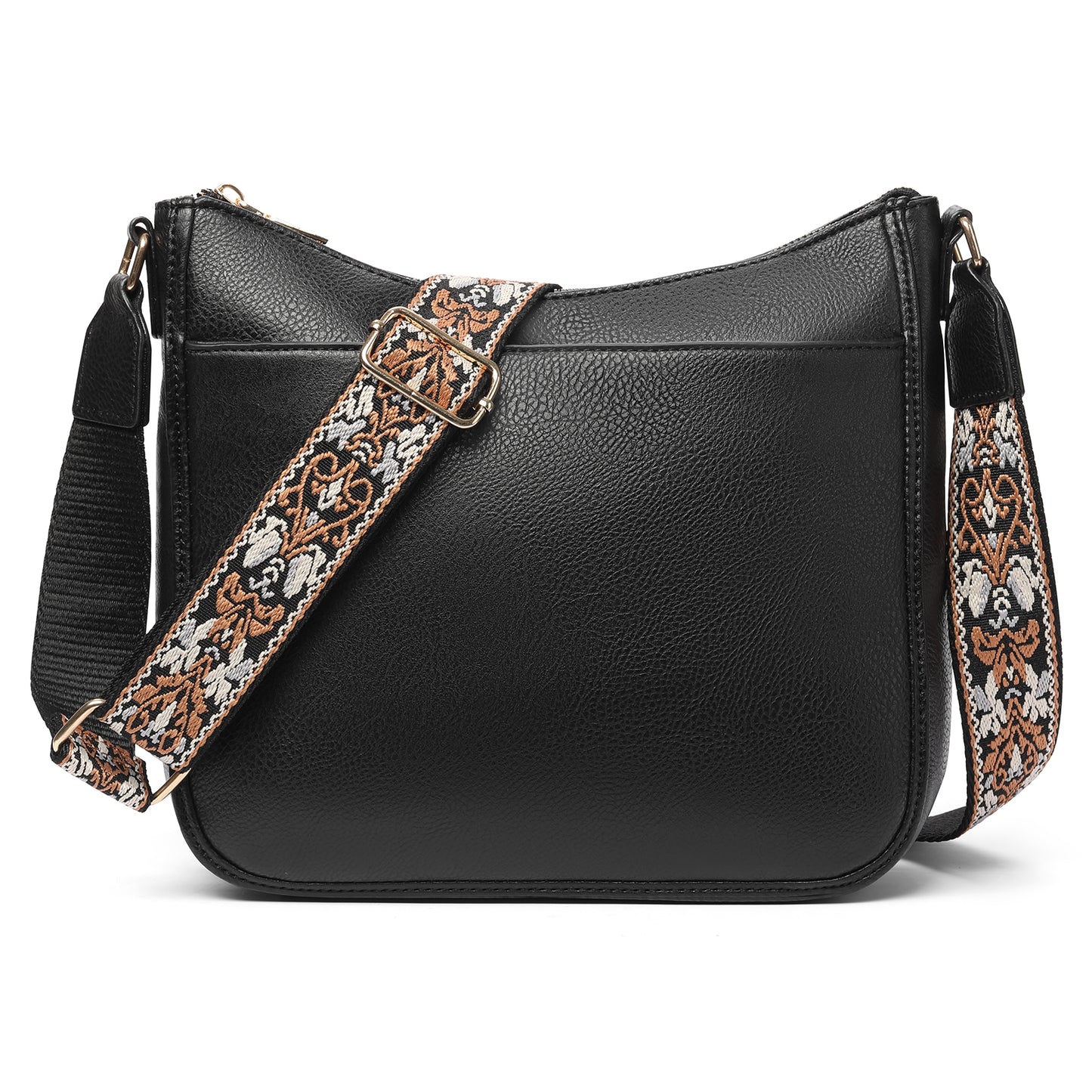 SENDEFN Women's Shoulder Bag, Medium Handbag, Women's Leather Crossbody Bags with Adjustable Coloured Strap