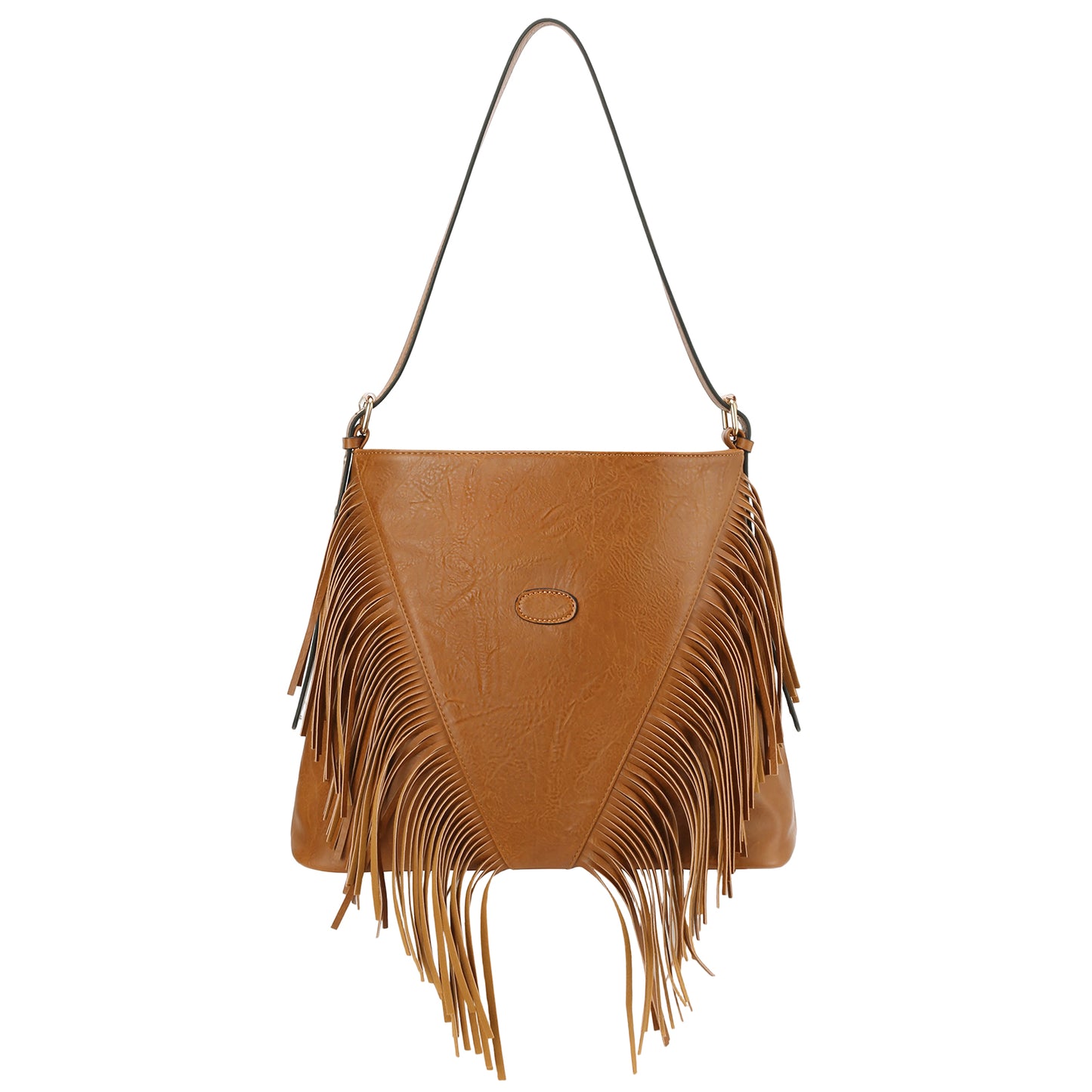 SENDEFN Fringe Hobo Bags for Women Vintage Leather Crossbody Bag Hippie Western Purses Tassel Shoulder Bag