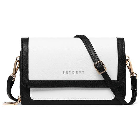 SENDEFN Crossbody Bags for Women Vegan Leather Purses Woman Fashion Shoulder Bag with Adjustable Strap