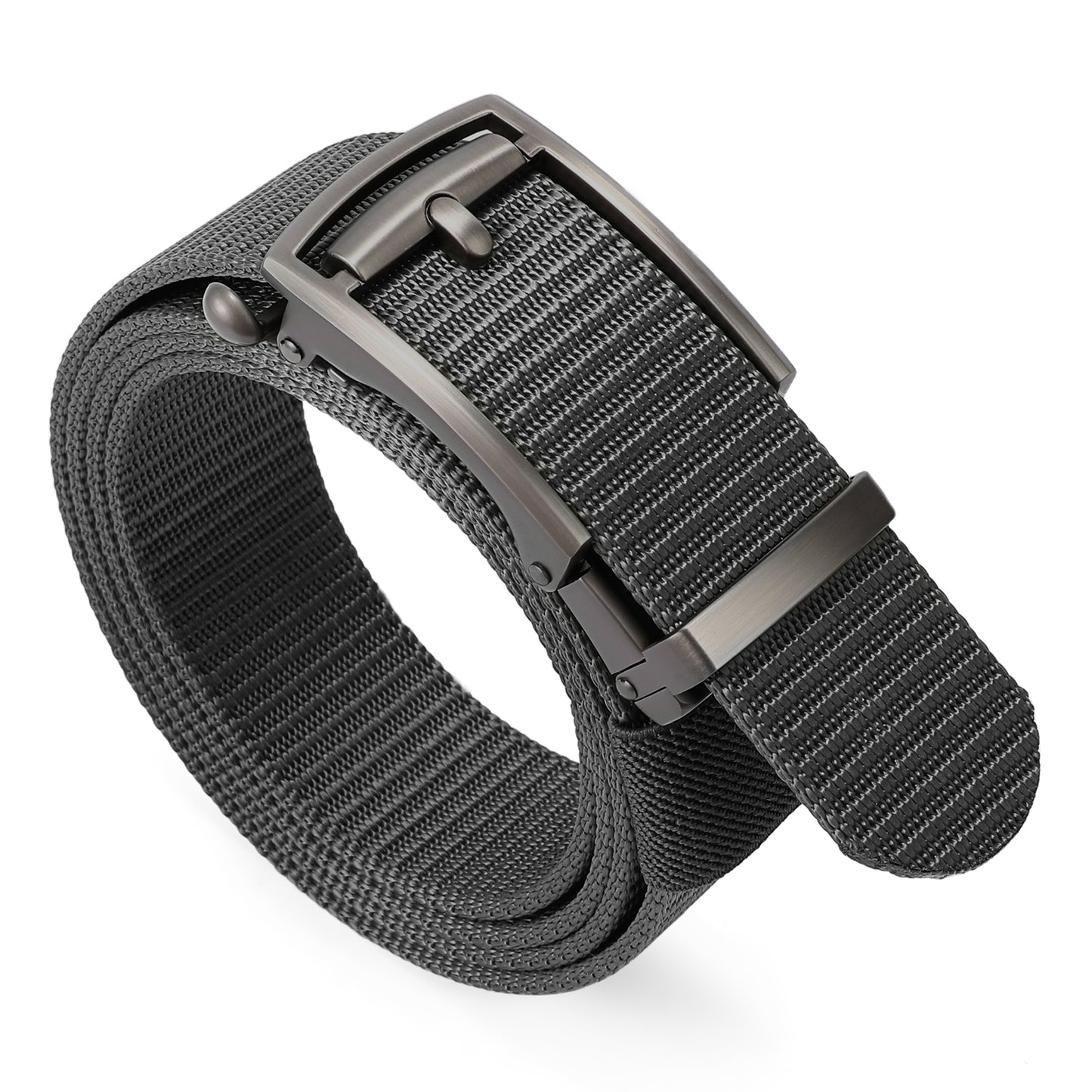 SENDEFN Ratchet Golf Belt for Men, Nylon Web Belt with Automatic Slide Buckle With Gift Box