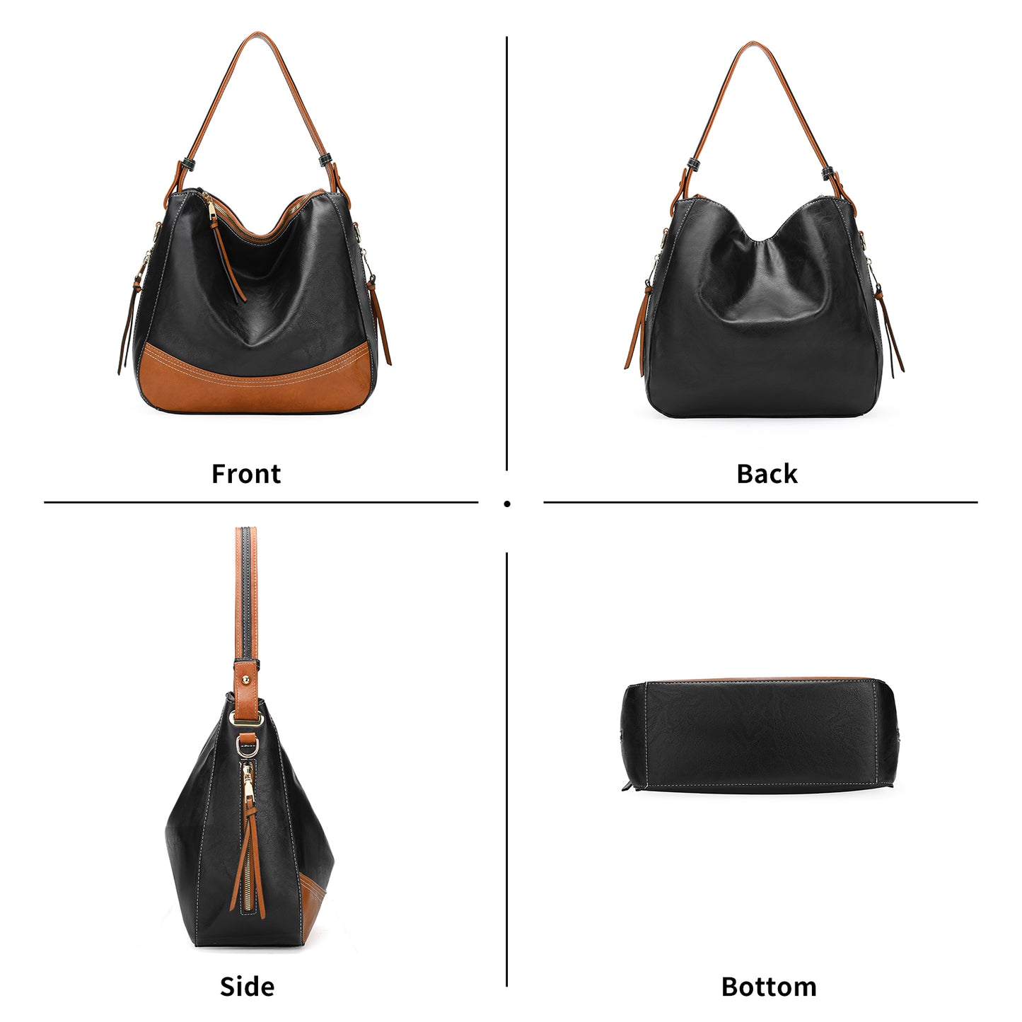 SENDEFN Women Fashion Handbags Wallet Tote Bag Shoulder Bag Top Handle Satchel Purse Set 4pcs