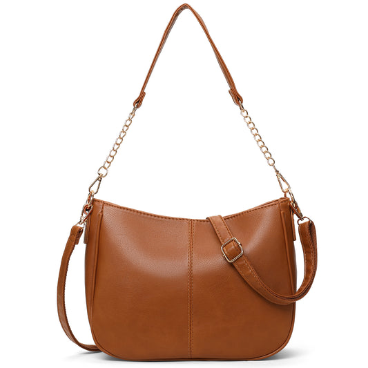 SENDEFN Small Shoulder Handbags for Women Waterproof Purse Soft Leather Crossbody Bags with Removable Shoulder Straps