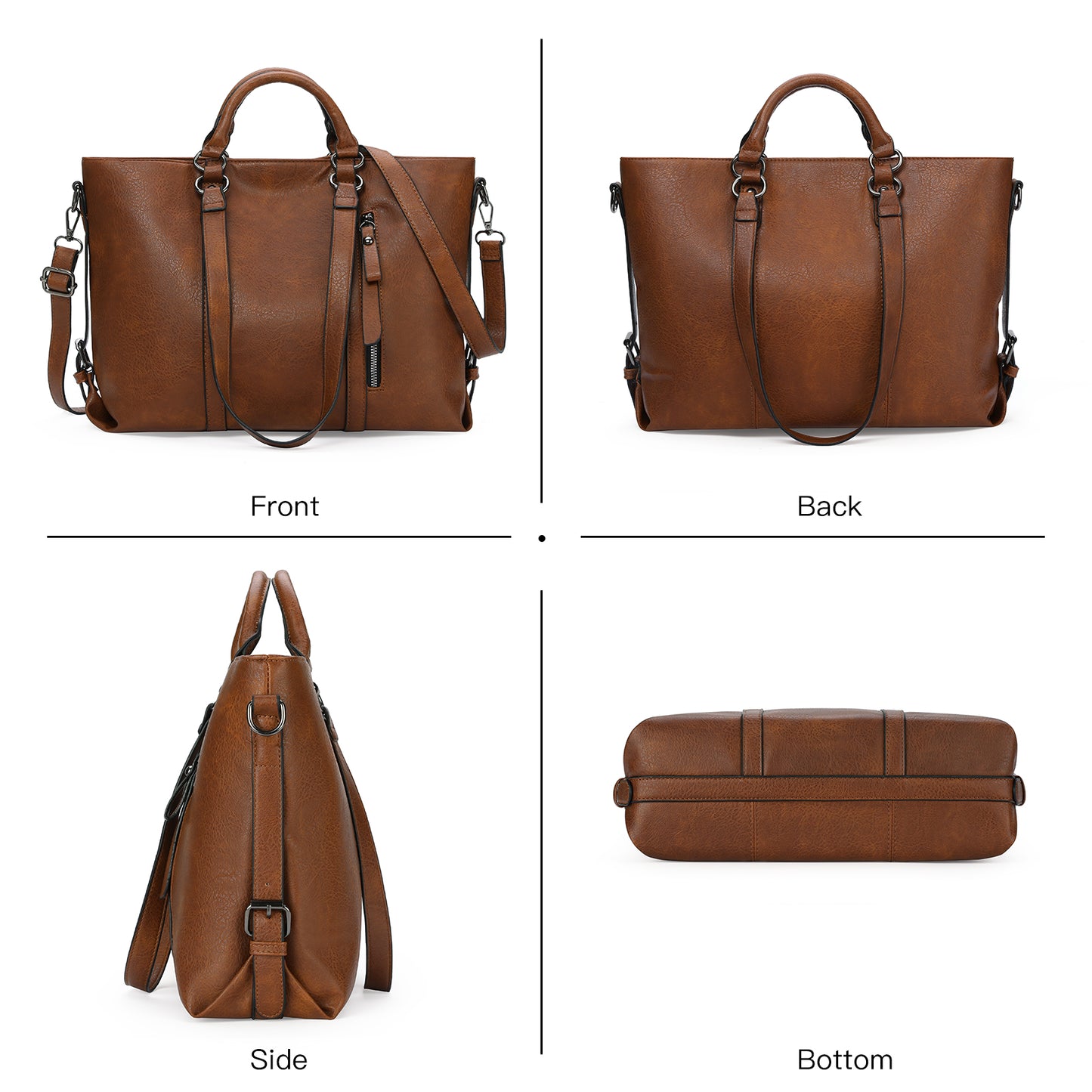 SENDEFN Women Fashion Handbags Wallet Tote Bag Shoulder Bag Top Handle Satchel Purse Set