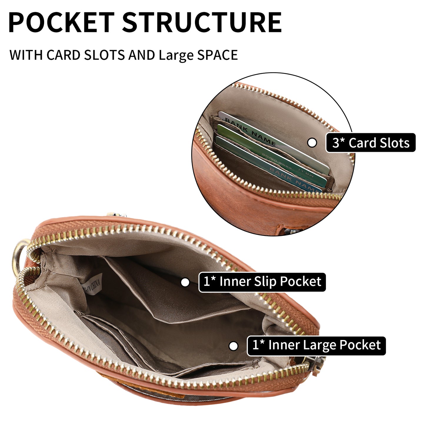 SENDEFN Vegan Leather Small Crossbody Bags for Women Designer Cell Phone Bag Purses Adjustable Strap