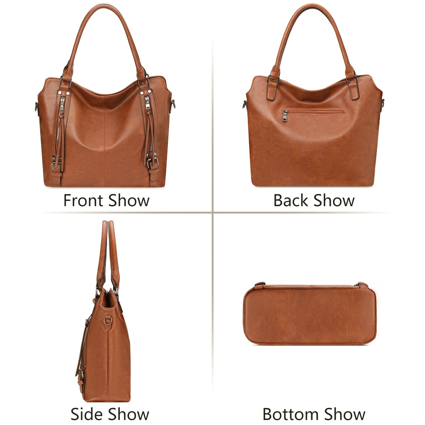 SENDEFN Tote Bag for Women Leather Shoulder Bags Fashion Sling Bags and Handbags with Adjustable Shoulder Strap