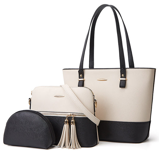 Sendefn Handbags for Women Shoulder Bags Ladies Tote Satchel Hobo 3pcs Purse Set