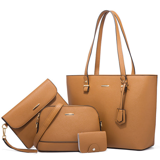 Sendfen Handbags for Women Shoulder Bags Tote Satchel Hobo 4pcs Purse Set