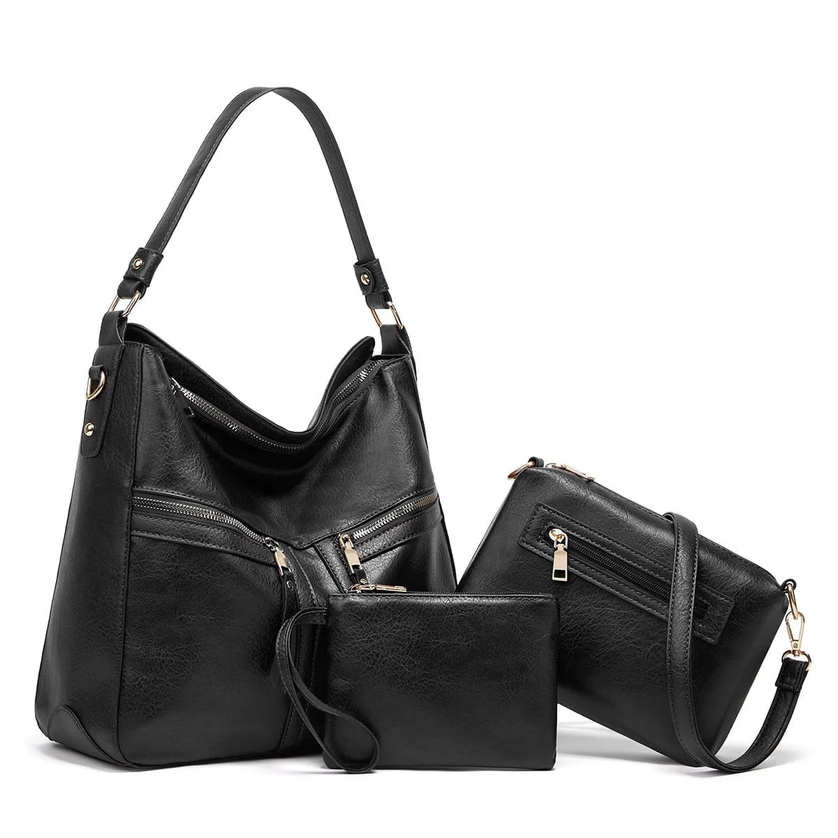 SENDEFN Women Fashion Handbags Wallet Tote Bag Shoulder Bag Top Handle Satchel Purse Set