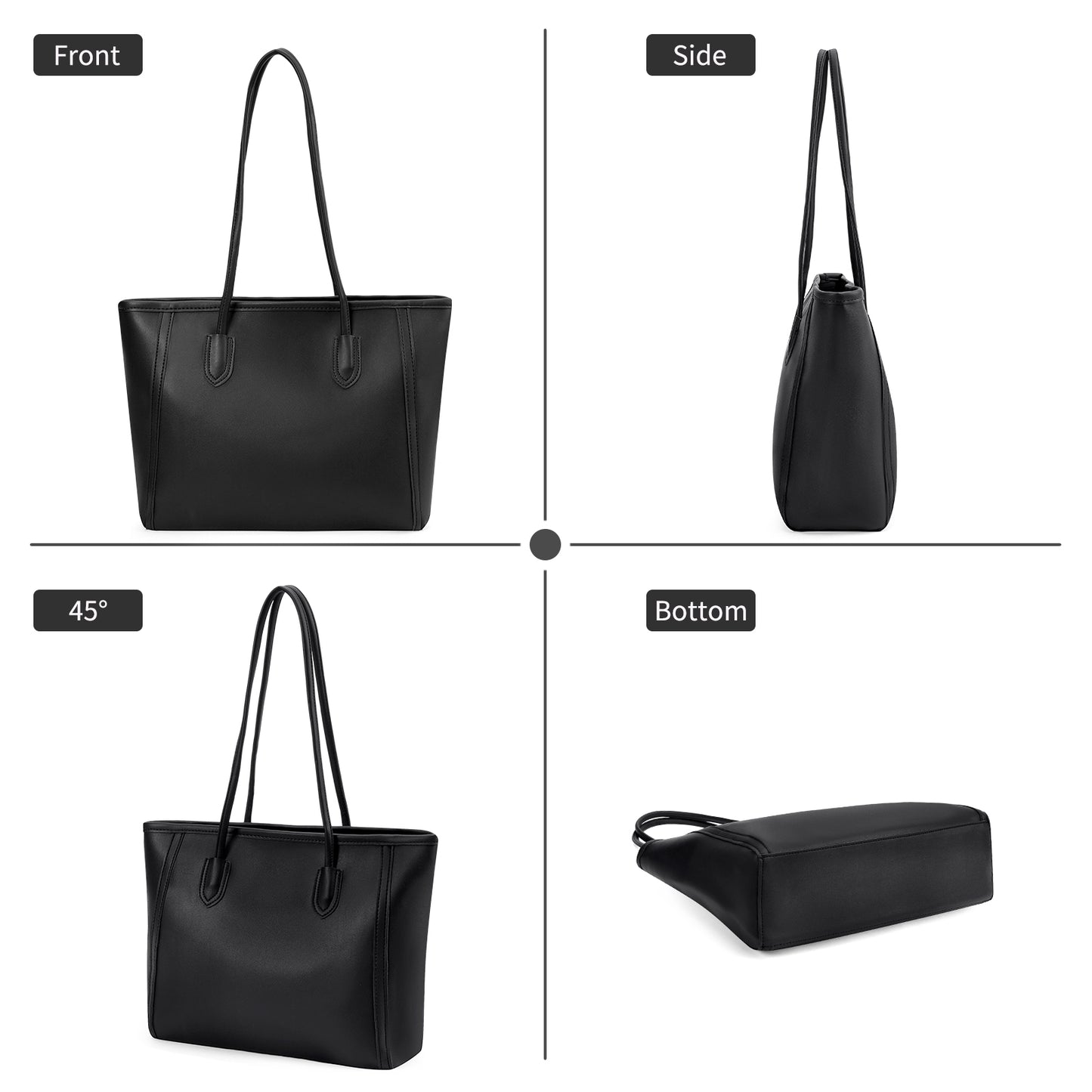 SENDEFN Purses and Handbags Women Fashion Tote Bag Shoulder Bags Top Handle Satchel Purses Leather Handbag