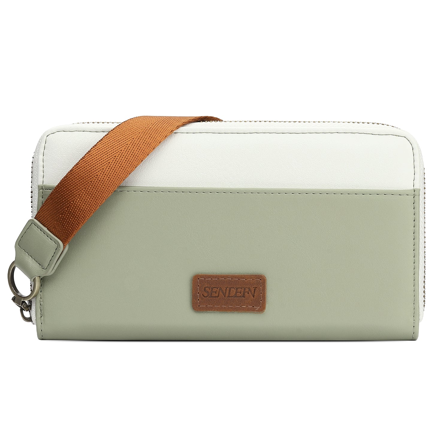 SENDEFN Wallet for Women Clutch Zip Around Credit Card Holder Leather Women's Wallet Large Capacity