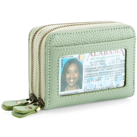 Sendefn Small Genuine Leather Wallet for Women, RFID Blocking Credit Card Holder Wallet