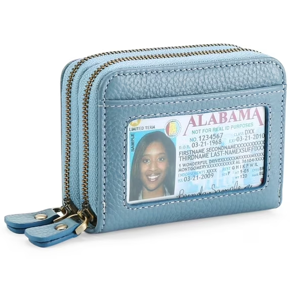 Sendefn Small Genuine Leather Wallet for Women, RFID Blocking Credit Card Holder Wallet