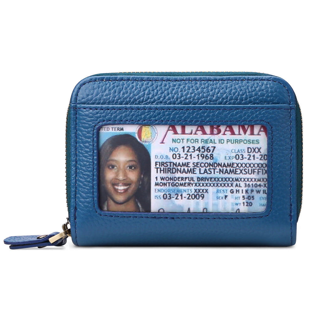 Sendefn Small Genuine Leather Wallet for Women, RFID Blocking Credit Card Holder Wallet