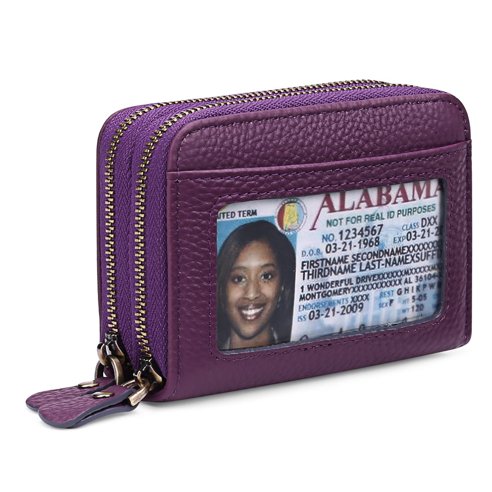 Sendefn Small Genuine Leather Wallet for Women, RFID Blocking Credit Card Holder Wallet